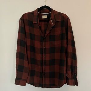Men’s 7 diamonds flannel plaid button down